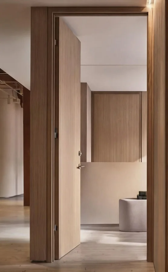 Luma surface on an interior door