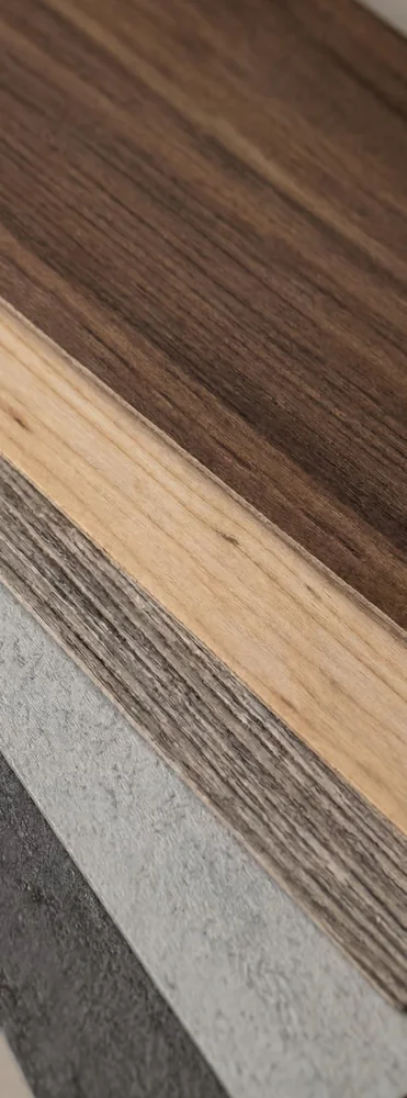 Layered laminate detail