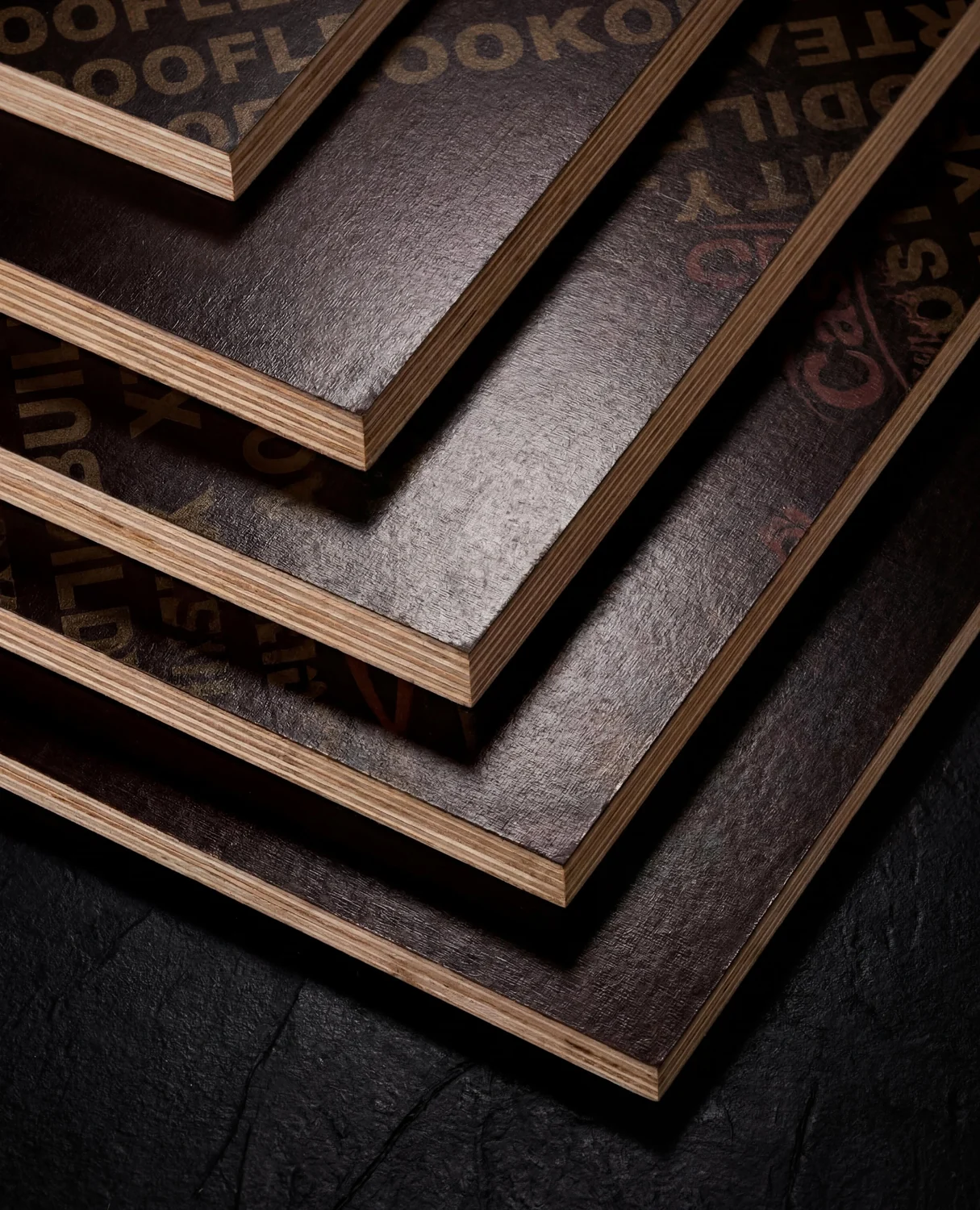Film faced plywood panels