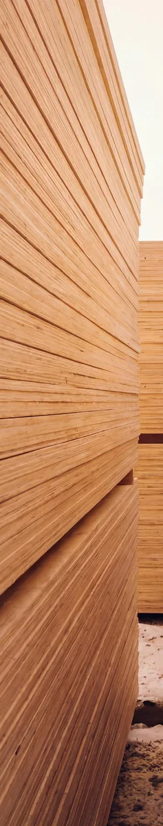 Stacked timber panels